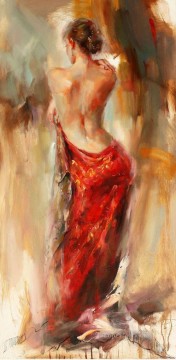 Hermosa Chica Bailarina AR 01 Impresionista Pinturas al óleo